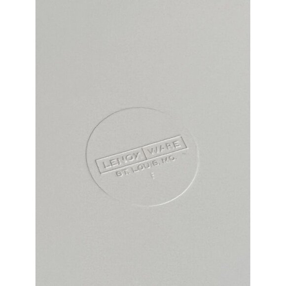 Vintage Lenox Ware Set Of 4 Yellow Daisy Pattern Melamine Plates 9-1/2" READ - Picture 11 of 16